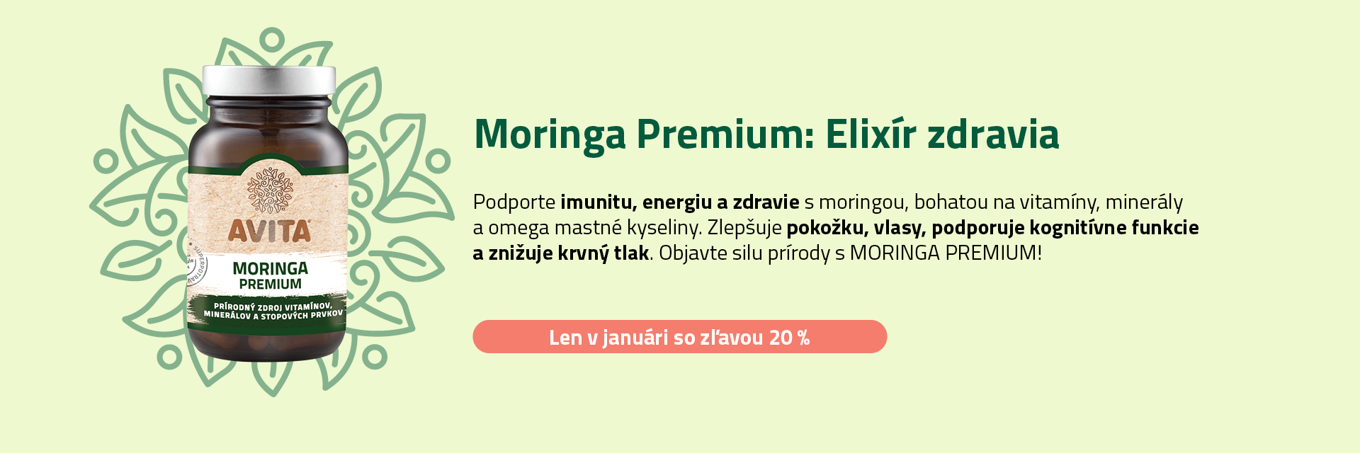 Moringa Premium Elixir zdravia
