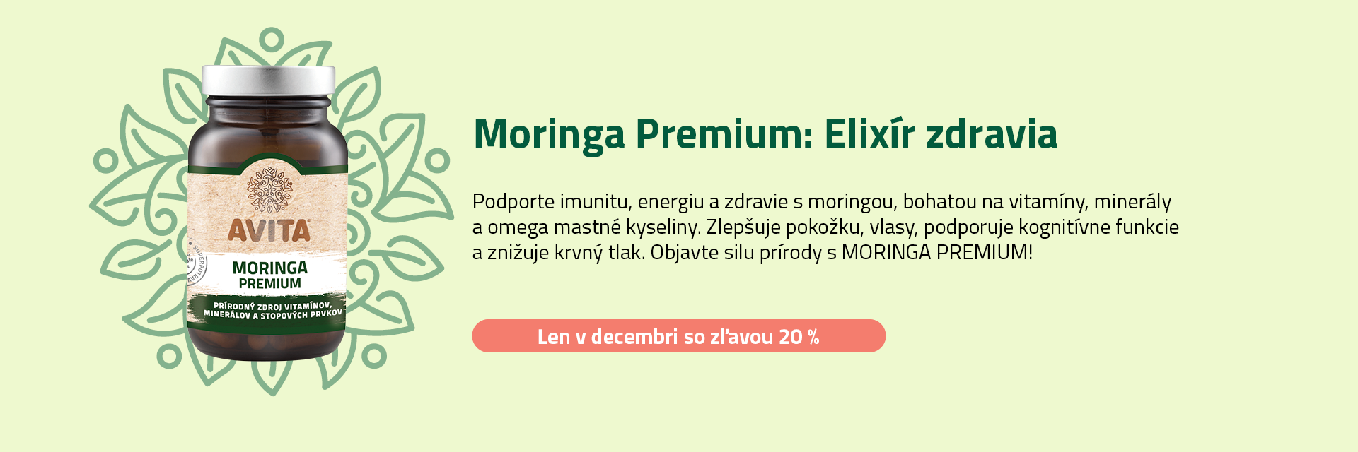 Moringa Premium Elixir zdravia
