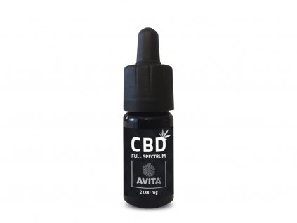 CBD 2000 mg full spectrum 20 ml olej pôsobí relaxačne