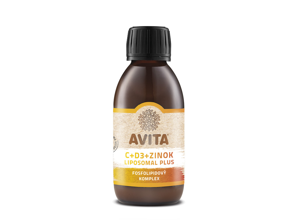 Avita C+D3+ZINOK LIPOSOMAL PLUS doplnok výživy 20 dávok