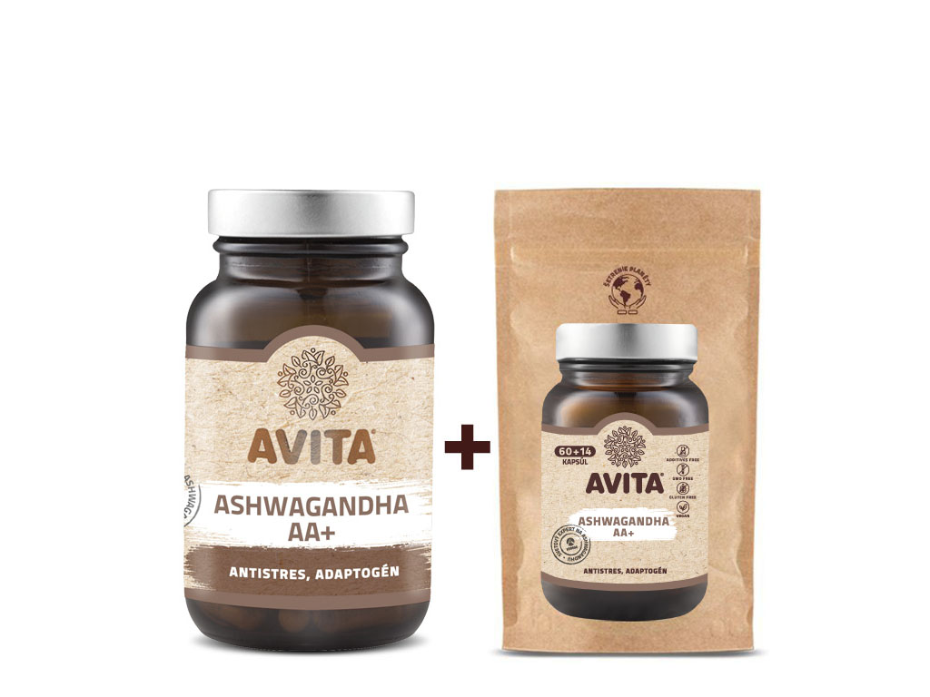 E-shop Avita ASHWAGANDHA AA+ doplnok výživy 60 kapsúl