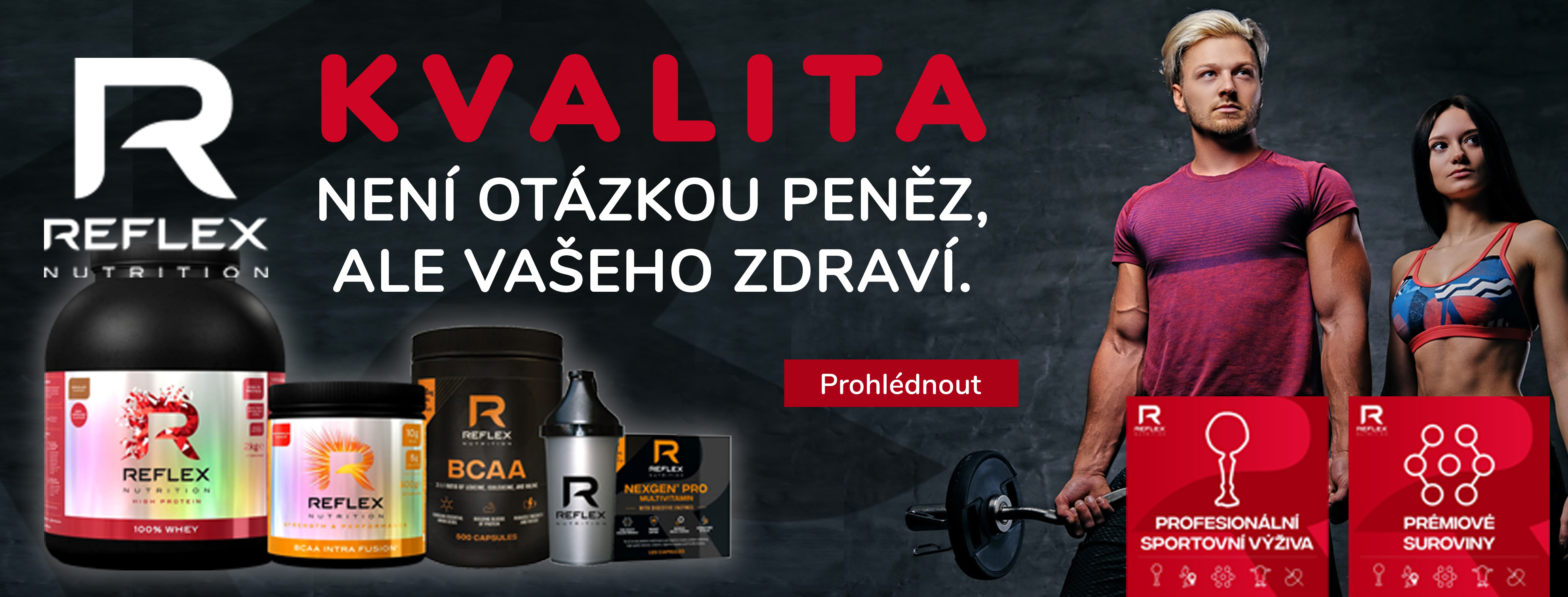 Reflex Nutrition špička funkční sportovní výživy
