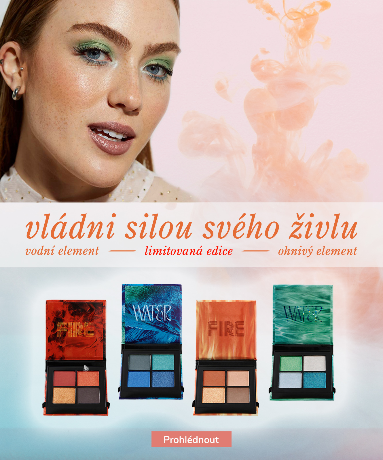 NOVINKA oční stíny se sílou živlů