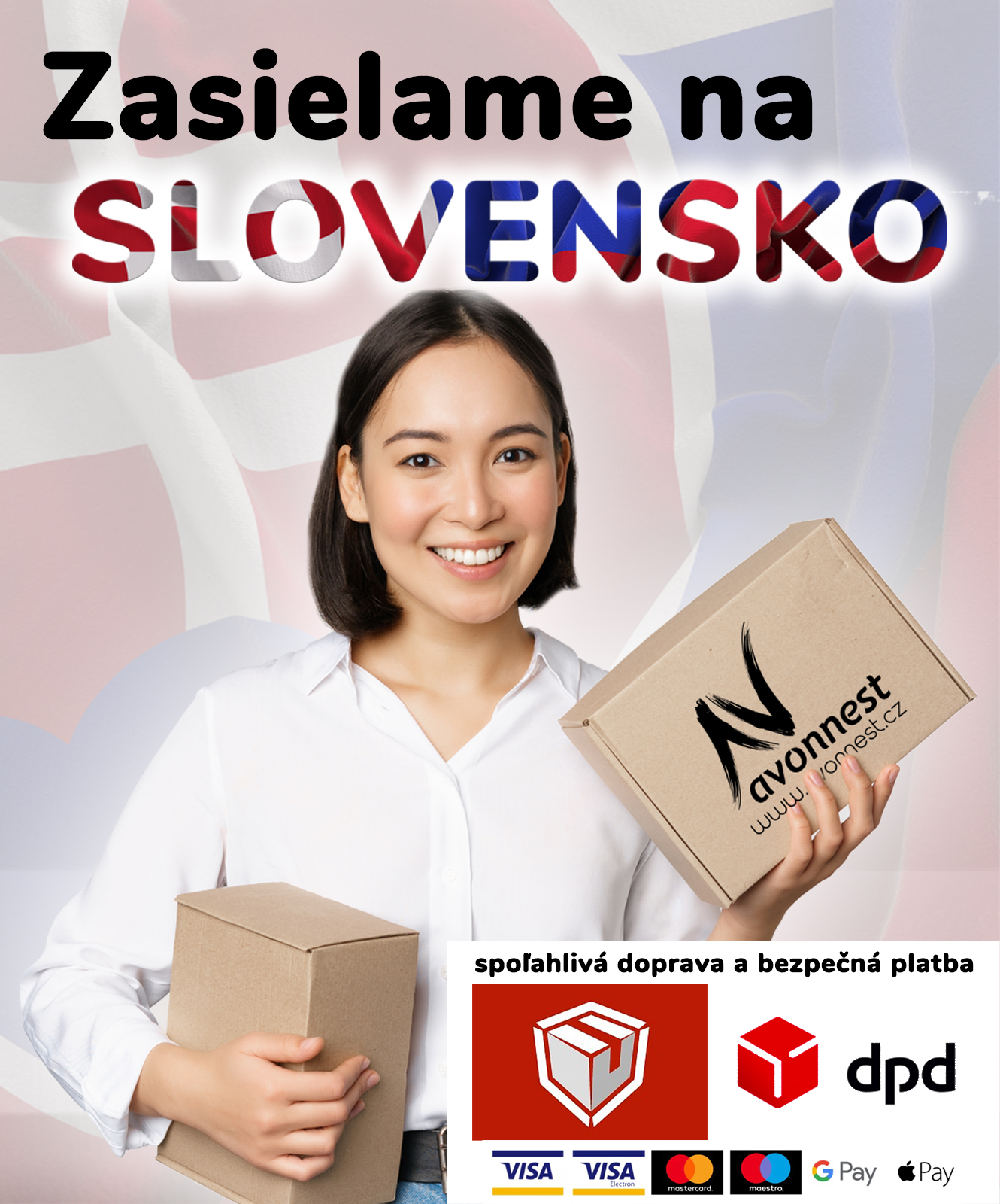 Zasielame na Slovensko už od 3,99 €