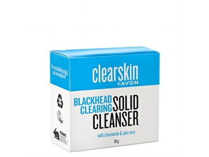 Tuhé čisticí mýdlo na pleť proti černým tečkám