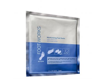 Hydratační maska na nohy s vitaminem E a bambuckým máslem