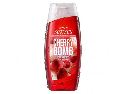 Sprchový gel Senses CHERRY BOMB s vůní zralé třešně 250 ml