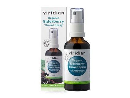 Elderberry Throat 50ml (Sprej na bolest v krku Bio)