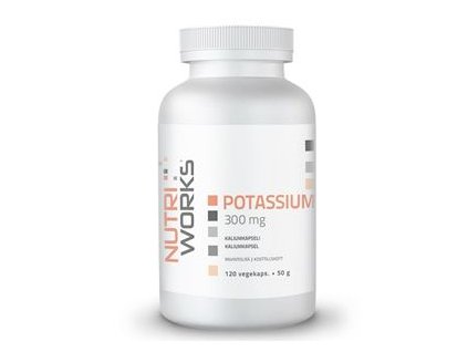 Potassium 300mg 120 kapslí