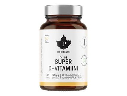 Super Vitamin D 2000iu 60 kapslí