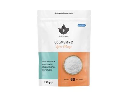 OptiMSM + C 210 g rakytník-mango