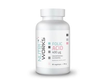 Folic Acid 400 µg 90 kapslí
