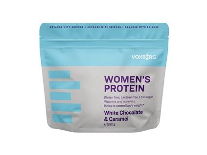 Womens Protein 990g bílá čokoláda s karamelem