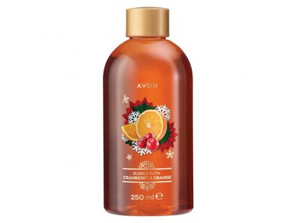 Pěna do koupele s vůní brusinky a pomeranče