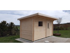 Roubená sauna 341 x 230