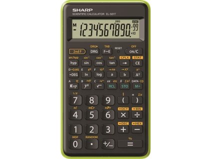 Sharp kalkulačka - EL-501T - zelená