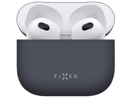 Pouzdro Silky Airpods 3, modré FIXED