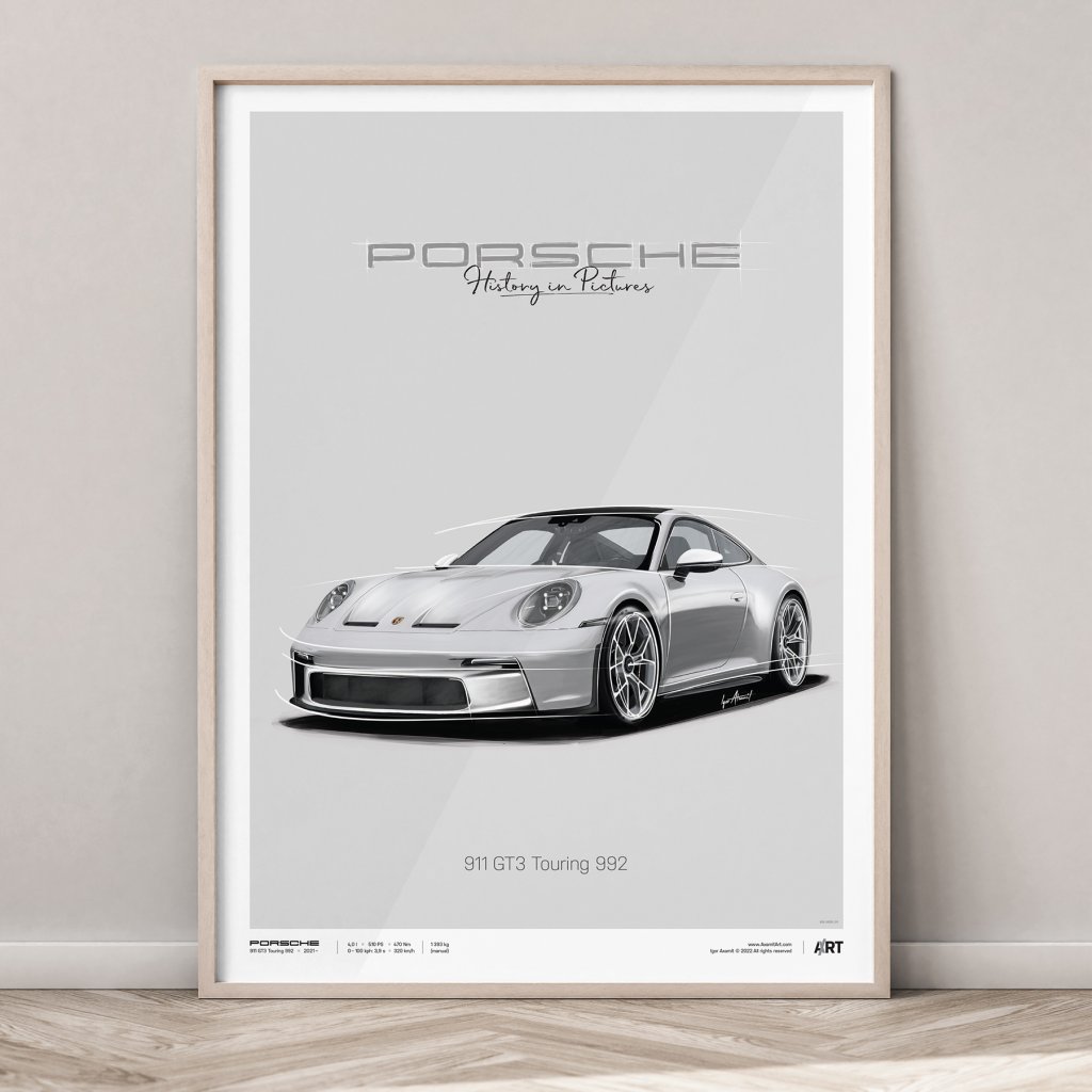 Porsche Pledge Poster 18x24 – Touring Media