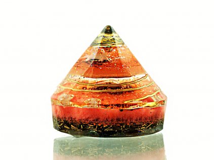 Wonderax energetická kruhová pyramida s názvem KOTVA