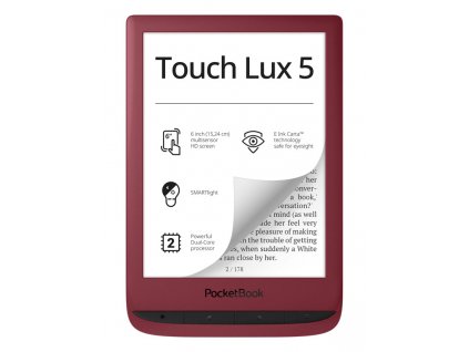 ebook ctecka axos pocketbook touch lux 5 628 cervena f0