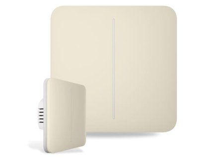 Ajax SoloButton (2-gang) ivory (46018) - Tlačidlo pre LightSwitch (spínač radenia 5)