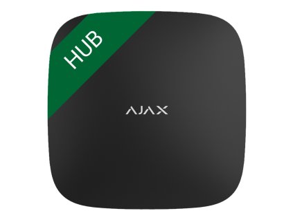 Ajax Hub bezdrôtová alarm ústredňa čierny