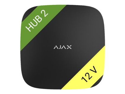 Ajax Hub 2 bezdrôtová alarm ústredňa čierny