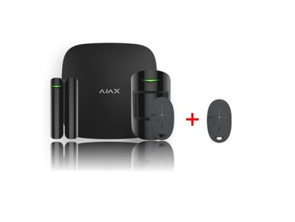 SET 9 - Ajax StarterKit black + Ajax SpaceControl black - ZADARMO