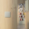 Ajax SoloButton(1-gang/2-way) oyster (46002)-Tlačidlo pre LightSwitch (spínač radenia 1,6)