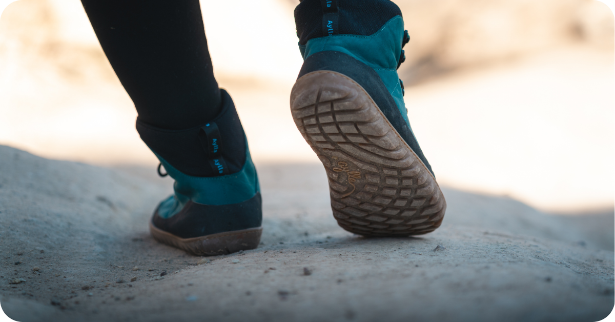 Warum haben Aylla Schuhe unterschiedliche Laufsohlen?