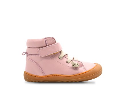 detska-barefoot-boty-zimni-ruzova-kozene-s membanou-aylla-chiri-vnejsi-pohled