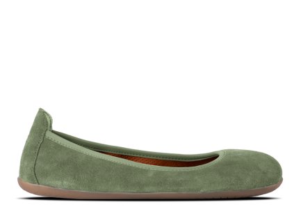 Damska-barefoot-boty-baleriny-zelene-kozene-aylla-vnejsi-pohled