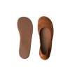 Damska-barefoot-boty-baleriny-hnede-kozene-aylla-shora-pohled