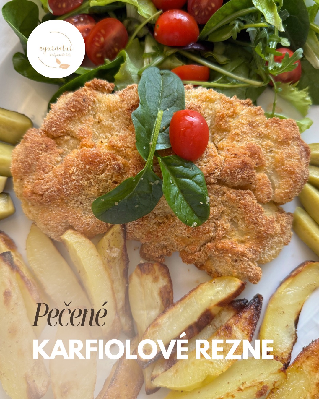 Pečené karfiolové rezne