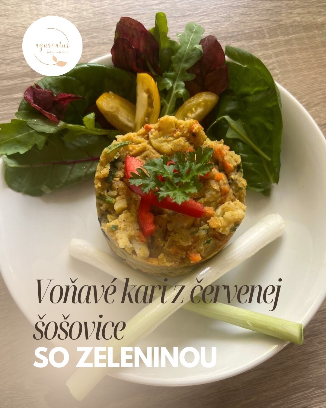 Voňavé kari z červenej šošovice so zeleninou