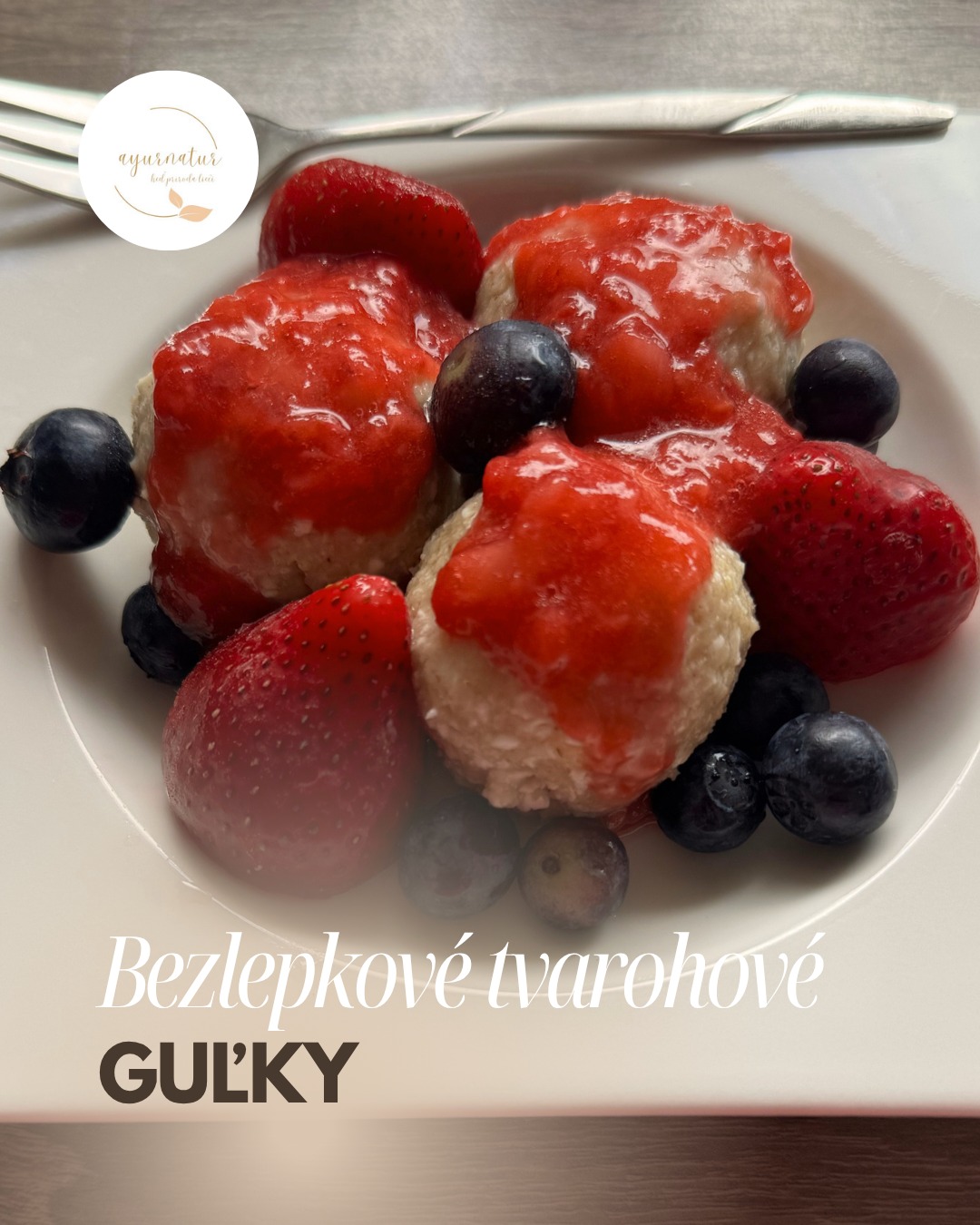 Bezlepkové tvarohové guľky bez cukru