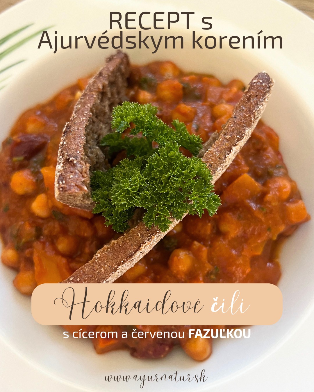 Hokkaido čili s cícerom a červenou fazuľkou