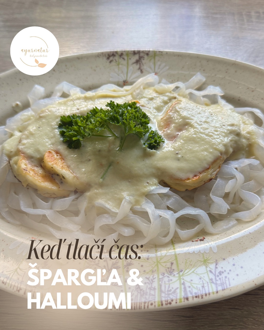 Keď tlačí čas: špargľa & halloumi 🌿