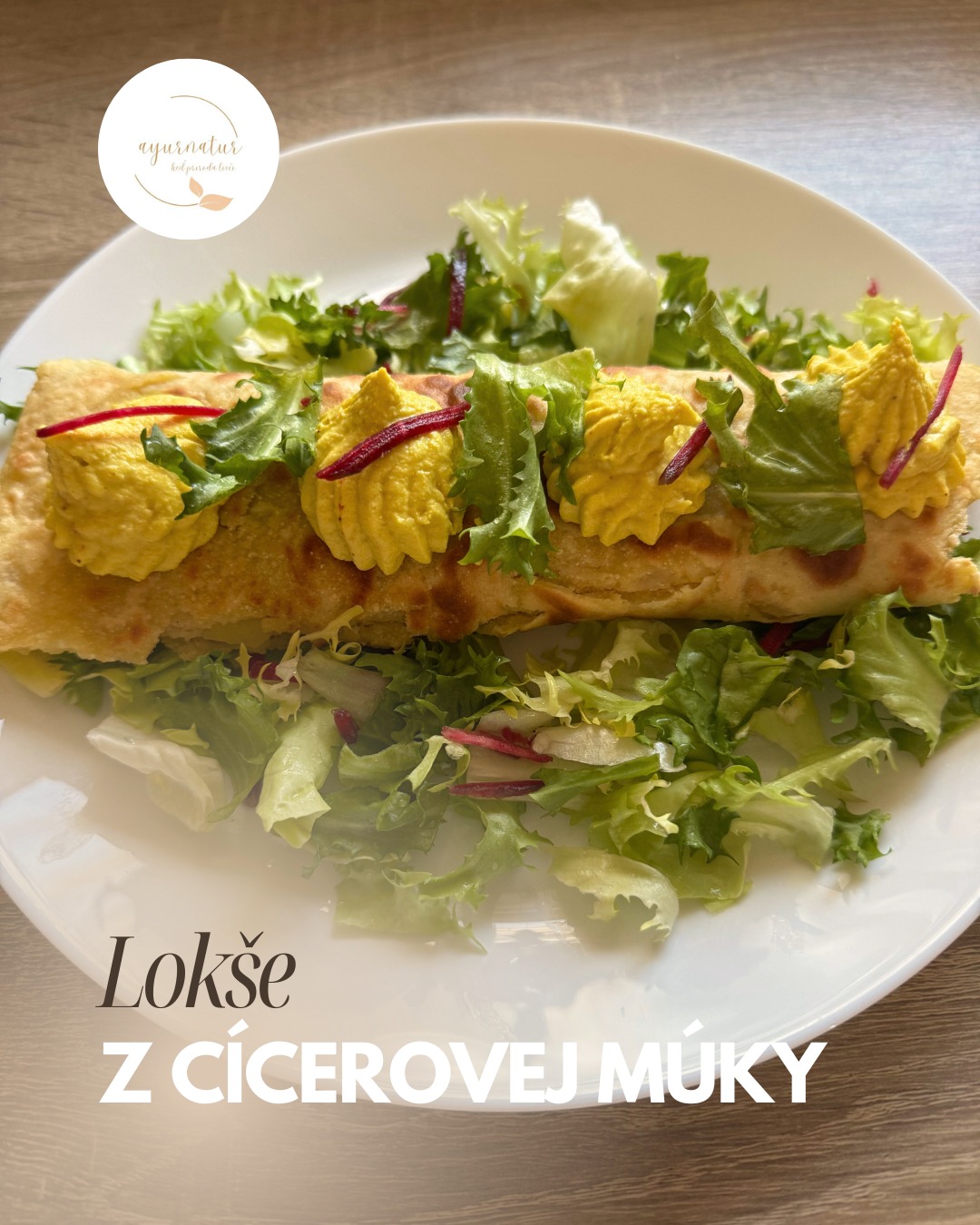 Lokše z cícerovej múky