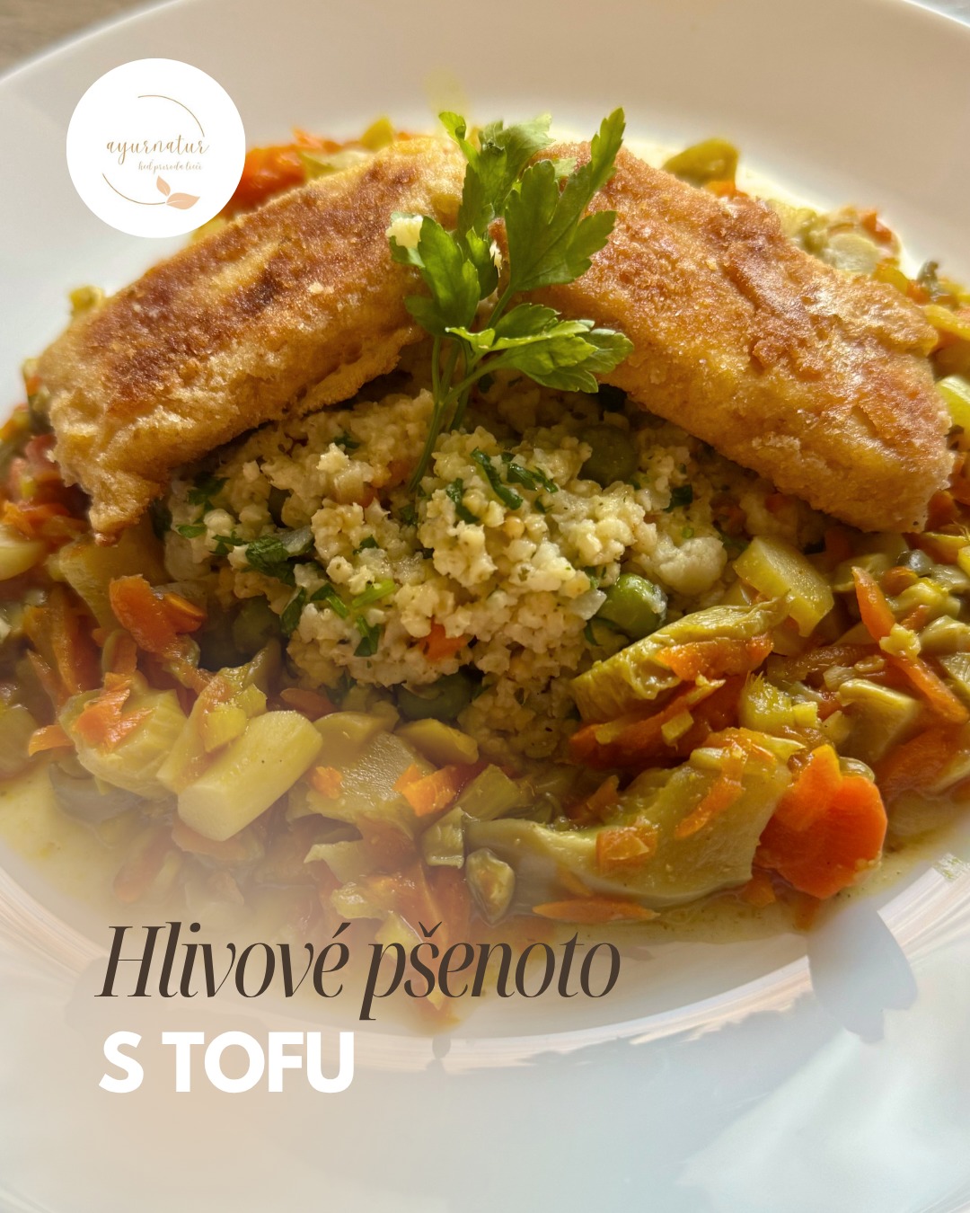 Hlivové pšenoto s tofu