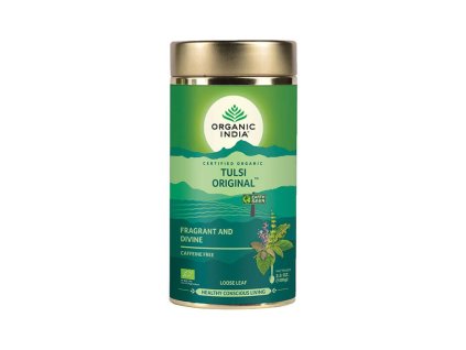 1444 2 tulsi tea original ajurvedsky caj sypany 100g darcekova doza