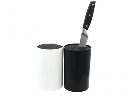 blok na  X nožů štětinový Bí/ČE plast.válec d10x18cm