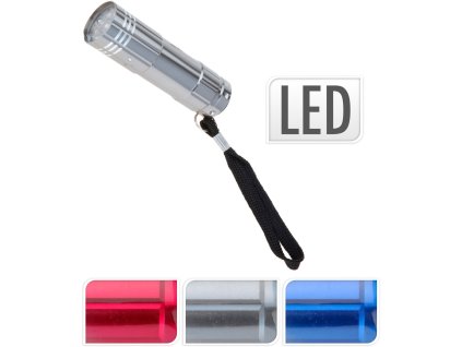 svítilna 8,5cm 9LED, 3barvy
