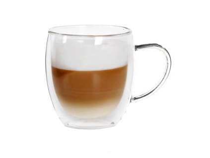 SKLENICE S UCHEM 400ML LATTE MACCHIATO, DVOJITÉ BOROSILIKÁTOVÉ SKLO -003