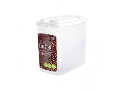 DÓZA NA POTRAVINY 1,6l, transparent, bílá, plast