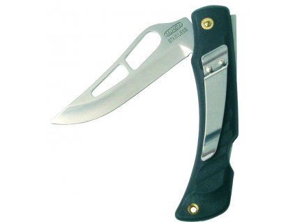 Zavírací nůž s pojistkou a sponou na opasek Crocodile 243-NH-1/A, černý - Mikov