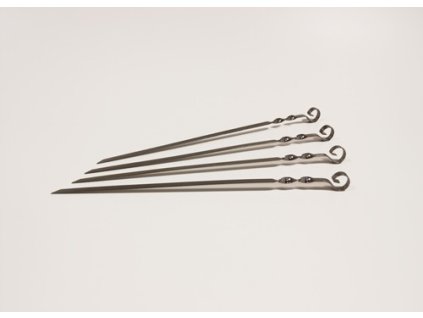 Plochá grilovací jehla 40cm 4 ks - Český výrobek