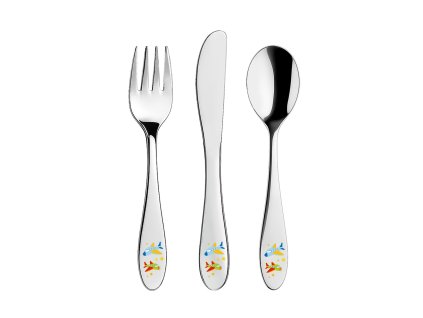 Jídelní dětský příbor letadla 3 díly