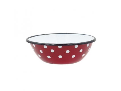 MISKA SMALT 16 CM, DEKOR PUNTÍK
