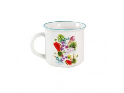 HRNEK "LETNÍ MIX" 350ML 9,4X7,2X8,7CM BÍLÁ